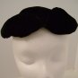 Vintage Velvet Hat Black