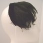 Vintage Headpiece/ Hat Black Feathers