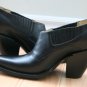 SQUARE  THOE BLACK SHOE SIZE 10  HELLS 4 INCHES