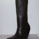 COWBOY BOOTS SQUARE TOE 4" HEEL PLAIN 16"SHAFTS MEN 8