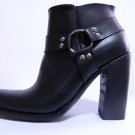 Ankle boots extreme squared toe 5 inch heel side zipper custom made to your size