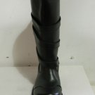 Black engineer boos with a strap all around the shaft men size 9.5