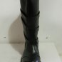 Black engineer boos with a strap all around the shaft men size 9.5