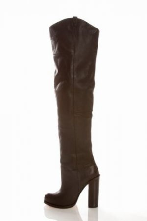 CUSTOM cowboy boot ROUND TOE 18 inches high with zipper or without zipper