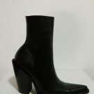 ANKLE 2 PIECE COWBOY BOOT 5" HEEL SIDE ZIPPER CHOOSE LEATHER AND TOIE STYLE