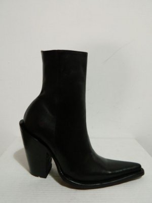 ANKLE 2 PIECE COWBOY BOOT 5" HEEL SIDE ZIPPER CHOOSE LEATHER AND TOIE STYLE
