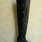 Fringe cowboy boots 24" tall made to order sharp, round or square toe any size