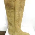 Suede camel round toe boots comfortable and  great looking boots any size, color