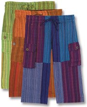 A Day At The Beach Kid's Patchwork Pants