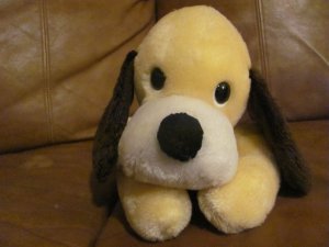 clem stuffed dog