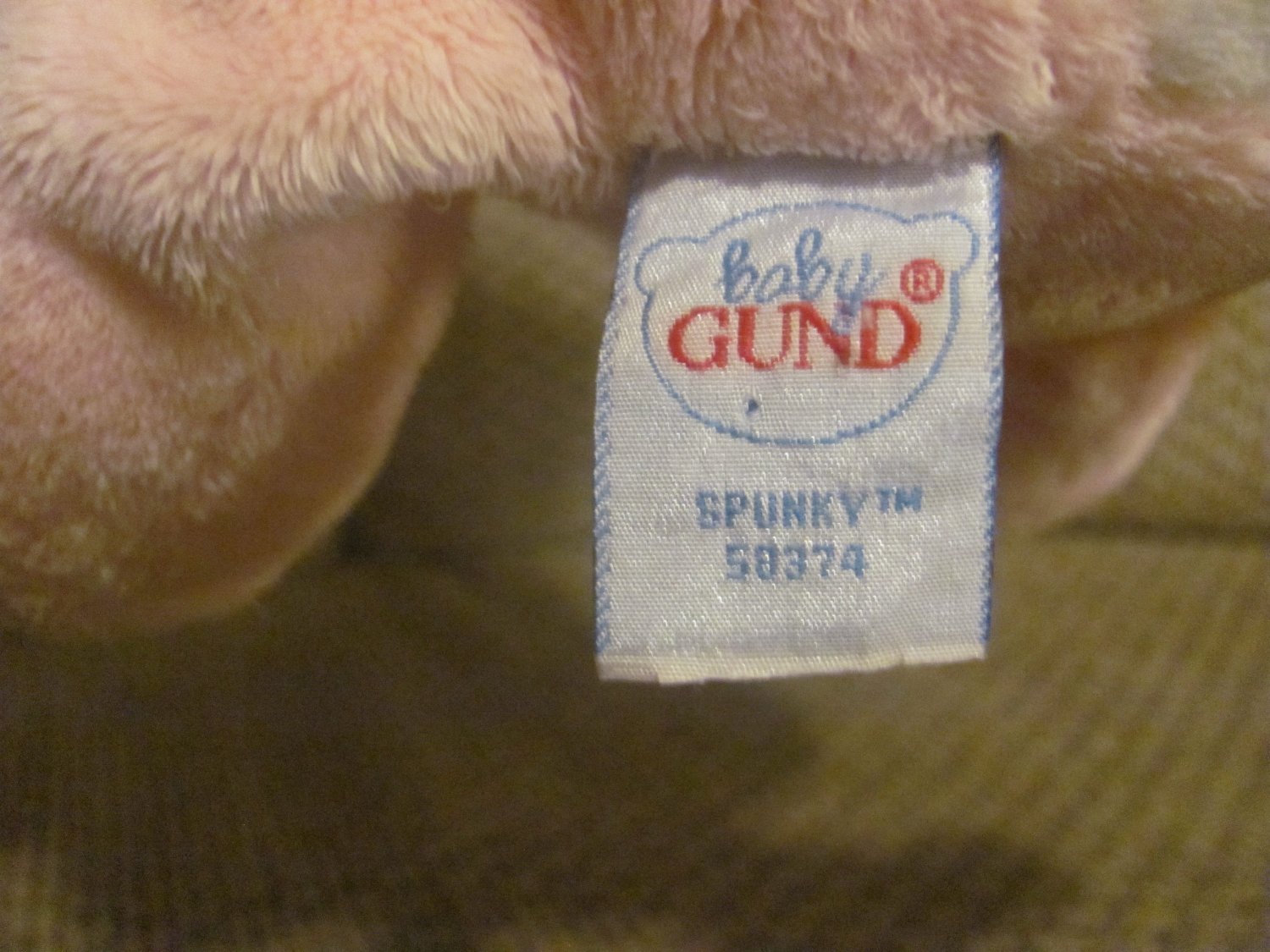 baby gund spunky dog lovey