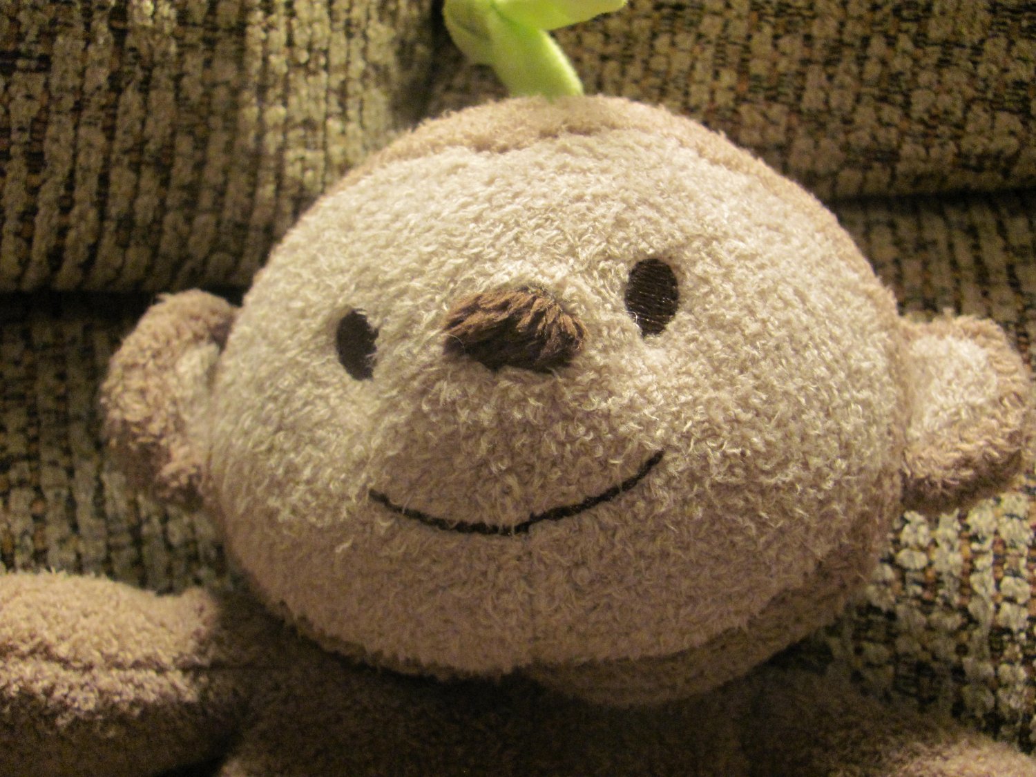 carter's monkey musical plush toy