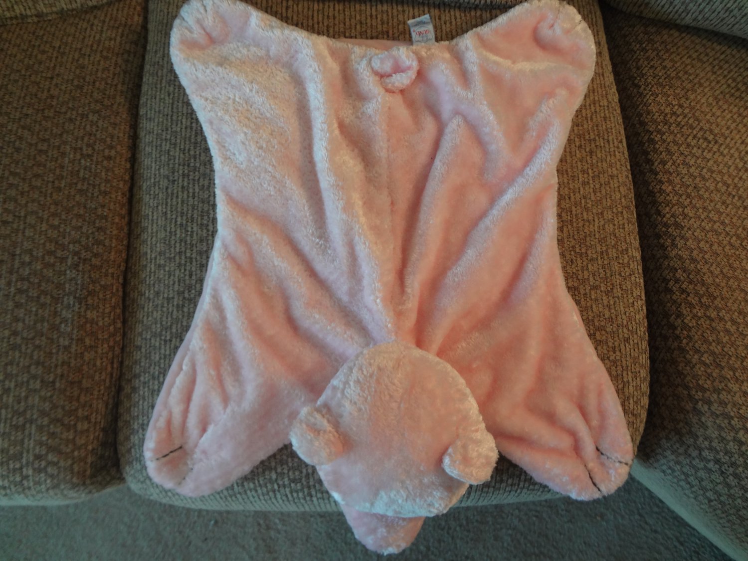 gund pink bear blanket