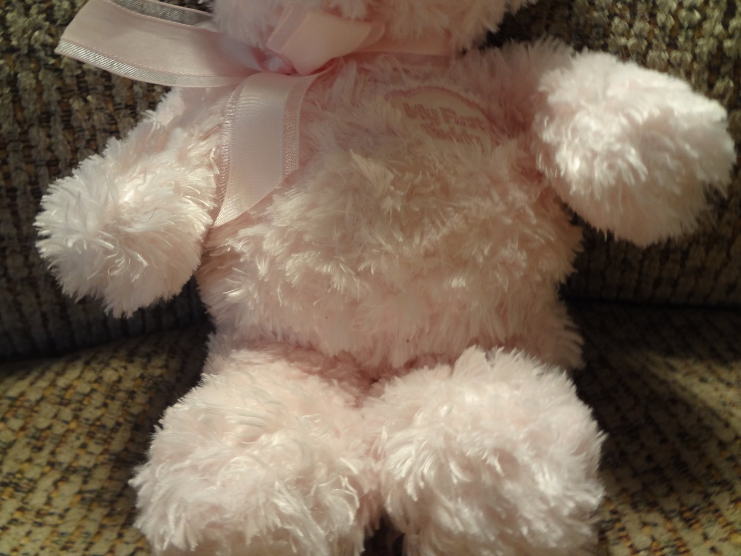 gund my first teddy bear pink