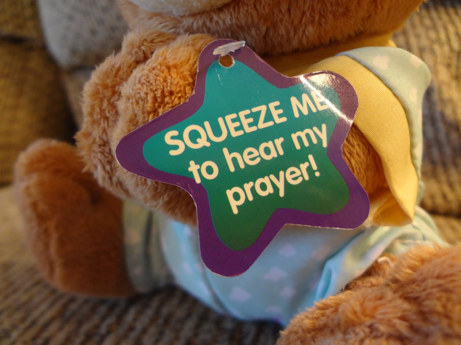 talking prayer teddy bear