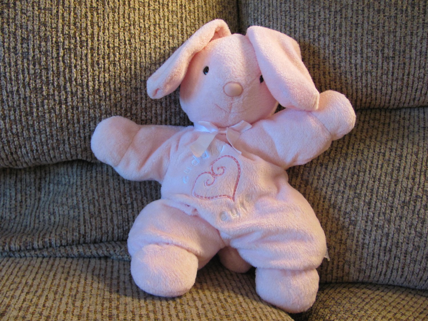 bunny rabbit cuddly pillow