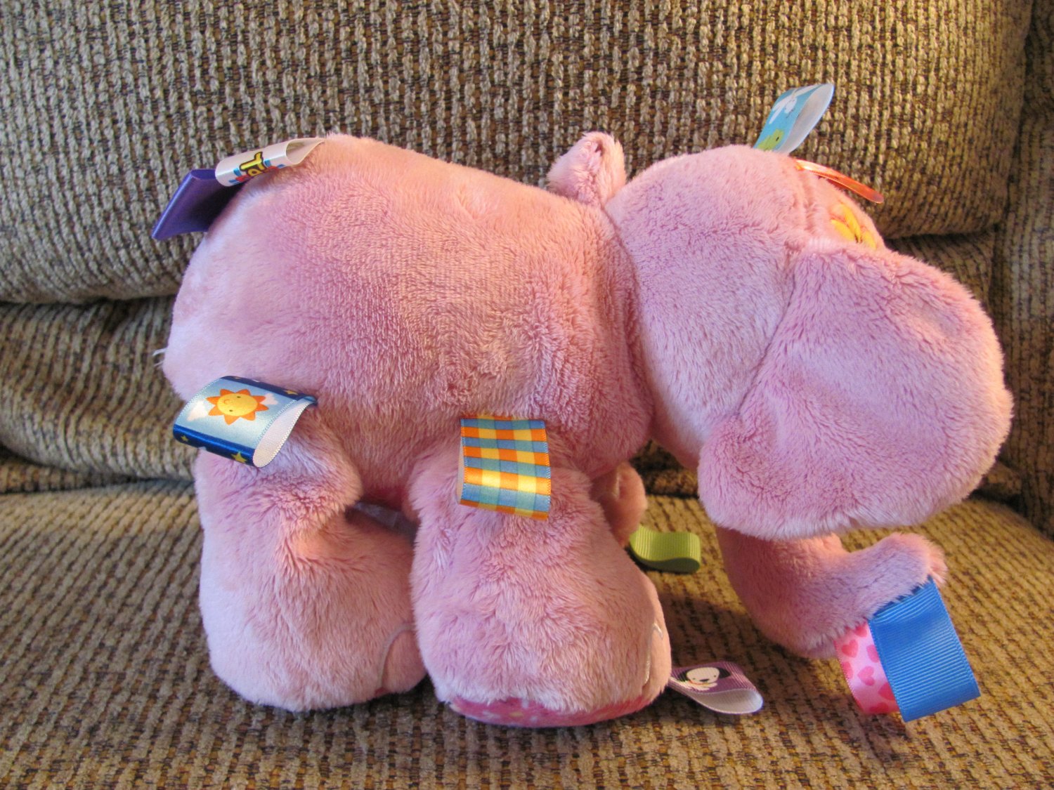 taggies pink elephant