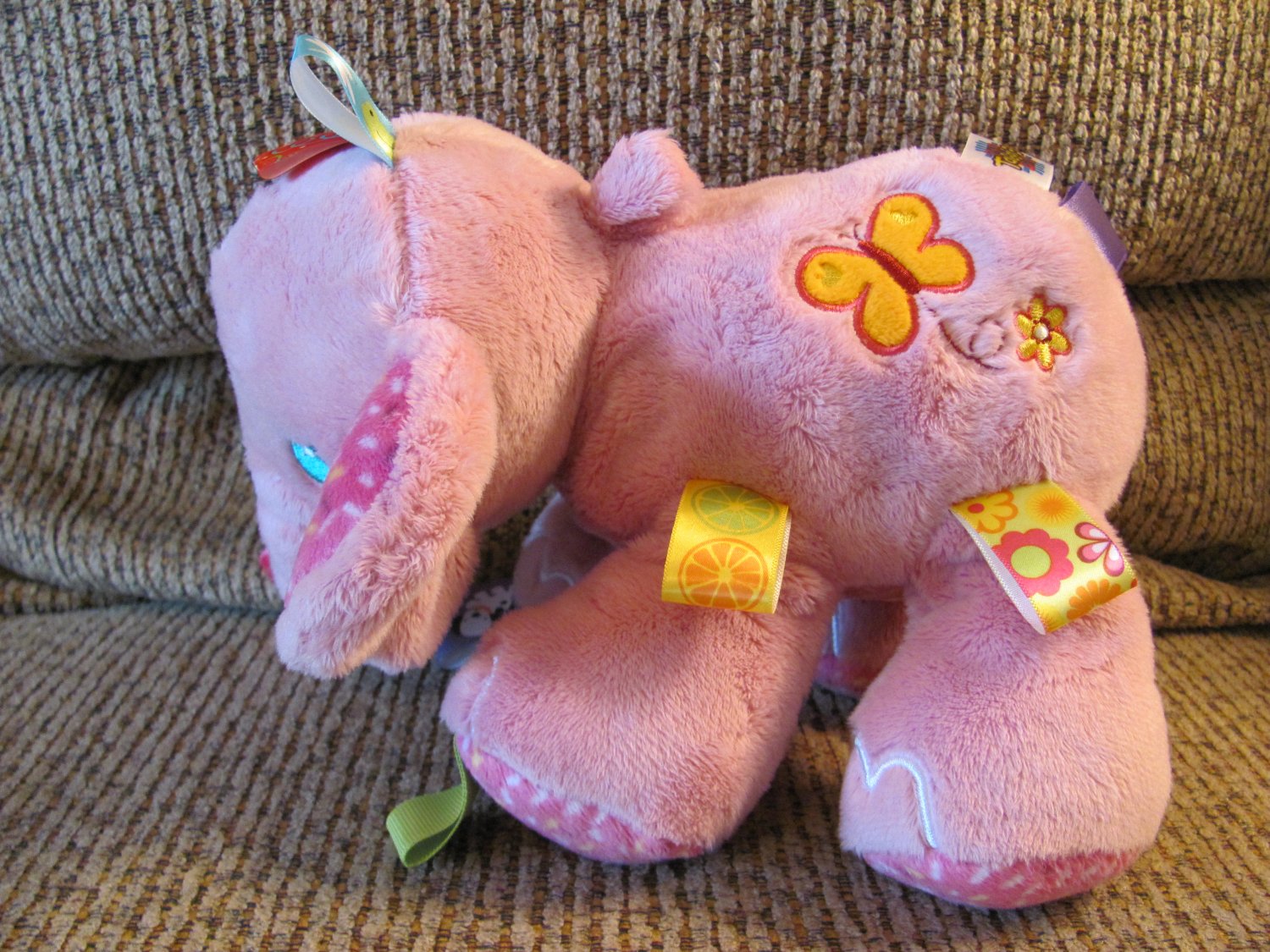 taggies pink elephant