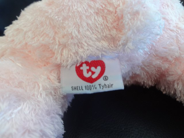 ty pink bear stuffed animal