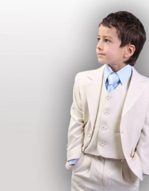 Children's Solid Color Pre Tied Necktie Tie - US Seller