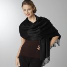 Elegant PASHMINA SCARF / SHAWL -Buy4Get1Free- Black