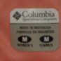 Columbia Peach Orange Pullover Polo Shirt Sz M 8 10