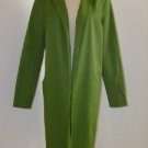 BCBG Max Azria Green Water Resistant Trench Coat Size M