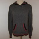 NIKE Cotton Angora Blend Gray Hoodie Shirt Sz XL 16 18