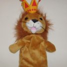 RESTORATION HARDWARE Plush LION Crown Hand Puppet 11"