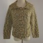 Chico's Wool Blend Jacket Sweater Cardigan Sz 2 12 14