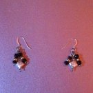Earrings- Black and Silver