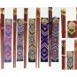 Chinese Style Hardwood Chopsticks with Wood Inlays in Silk Cases - FREE SHIPPING WORLDWIDE
