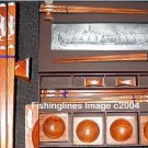 DELUXE ROSEWOOD CHOPSTICK SET (4 pairs of chop sticks): THAI ROYAL BARGE CASE - FREE SHIPPING WWIDE