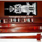 NATURAL ROSEWOOD CHOPSTICK SET (4 pairs of chop sticks): THAI KHON CASE - FREE SHIPPING WORLDWIDE