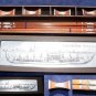 NATURAL ROSEWOOD CHOPSTICK SET (4 pairs of chop sticks): THAI ROYAL BARGE CASE - FREE WORLD SHIPPING
