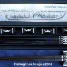 EBONY Rosewood Chopstick Set (4 pairs of chop sticks): THAI ROYAL BARGE Case - FREE WORLD Shipping