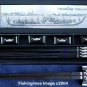 EBONY Rosewood Chopstick Set (4 pairs of chop sticks): THAI ROYAL BARGE Case - FREE WORLD Shipping