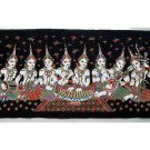 THAI SILK Large Silkscreen Wall Hanging SIAM MUSIC GIRLS #13 – FREE Shipping WORLDWIDE
