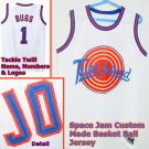 for a Bugs Bunny Space Jam Custom Jersey White #1 Mens Size XL