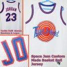 Michael Jordan Space Jam Custom Jersey White 23 Large