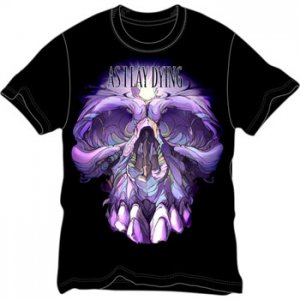As I Lay Dying Big Azz Skully T-Shirt Size MEDIUM