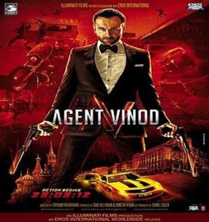 Agent Vinod Hindi DVD (2012 Bollywood Film) Stg: Saif Ali Khan, Kareena Kapoor