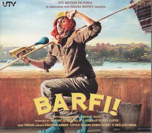 Barfi! Hindi Audio CD (2012) (Bollywood Film) Ranbir Kapoor, Priyanka Chopra