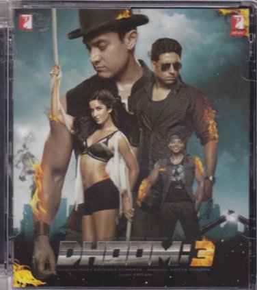 Dhoom 3 Hindi Audio CD - Aamir Khan, Abhishek Bachan, Uday Chopra, Katrina Kaif
