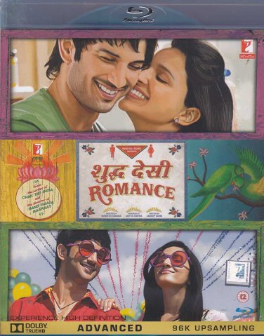 Shuddh Desi Romance Hindi Blu Ray(2013, Bollywood, Cinema)