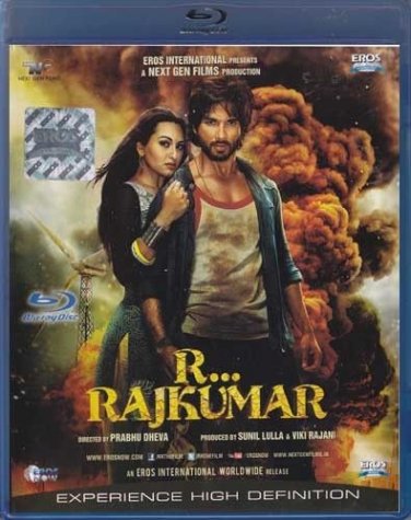 R... Rajkumar Hindi Blu Ray *ing Shahid Kapoor, Sonakshi Sinha (Bollywood/2014)
