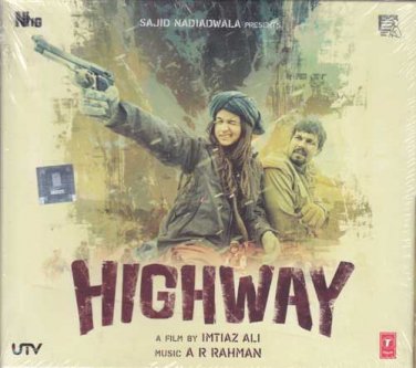Highway Hindi Audio CD (Randeep Hooda,Aliya Bhatt) (Bollywood/cinema/2014 film)