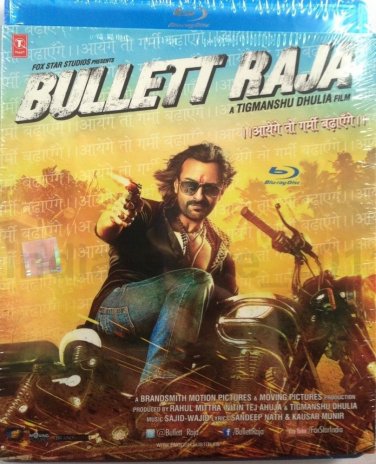 Bullett Raja Hindi Blu Ray (2014/Bollywood/Movie/Cinema)*Saif Ali Khan, Sonakshi
