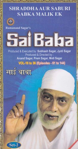 Sai Baba - 36 Dvds Complete Set by Ramanand Sagar(Devotional/TV Series/Serail)