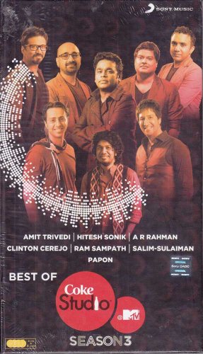 Coke Studio @ MTV Season 3 (2 CD+2DVD) Disc Set(Hindi/Indian/Movie/Film/Music)